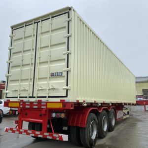 翼開(kāi)啟式集裝箱運(yùn)輸車