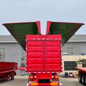 翼開(kāi)啟式集裝箱運(yùn)輸車