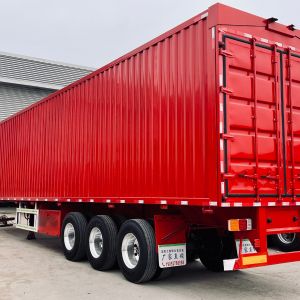 翼開(kāi)啟式集裝箱運(yùn)輸車