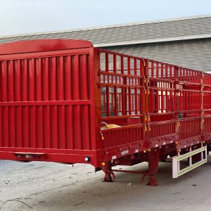 倉柵式運(yùn)輸半掛車