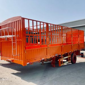 倉柵式運(yùn)輸半掛車