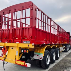 倉柵式運(yùn)輸半掛車
