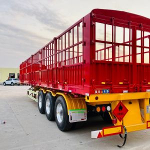 倉柵式運(yùn)輸半掛車