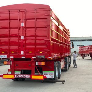 倉柵式運(yùn)輸半掛車