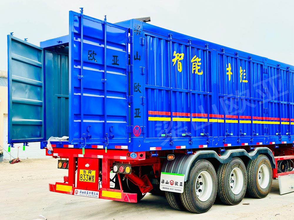 骨架側(cè)翻自卸車